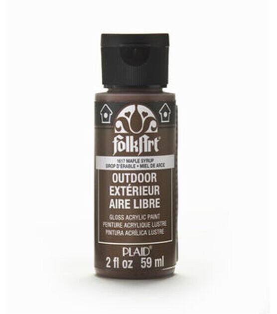 Shop Plaid FolkArt ® Outdoor™ Acrylic Colors - Coal, 8 oz. - 6267