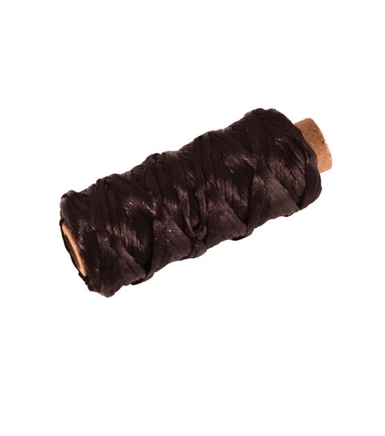 One 100-foot Roll of Dark Brown 1/8th Wide 70-lb Test Imitation Sinew  287-1-34-DB P17 