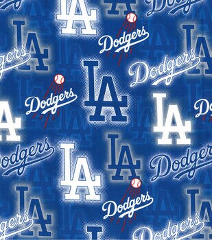 Fabric Traditions MLB Pink Los Angeles Dodgers Fabric