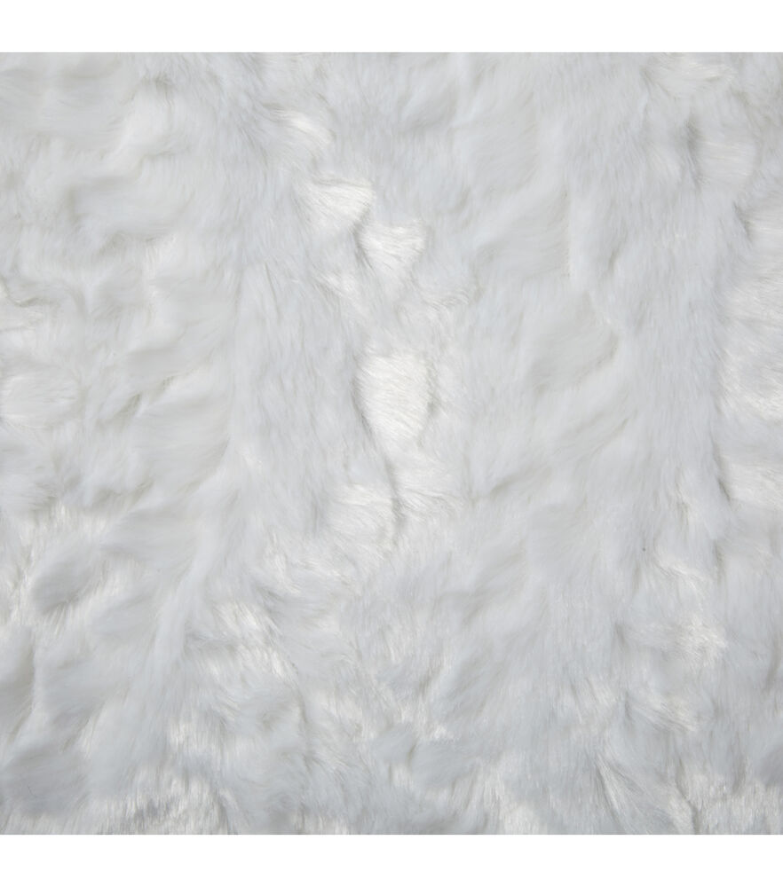 Fashion Faux Fox Fur Fabric Silver