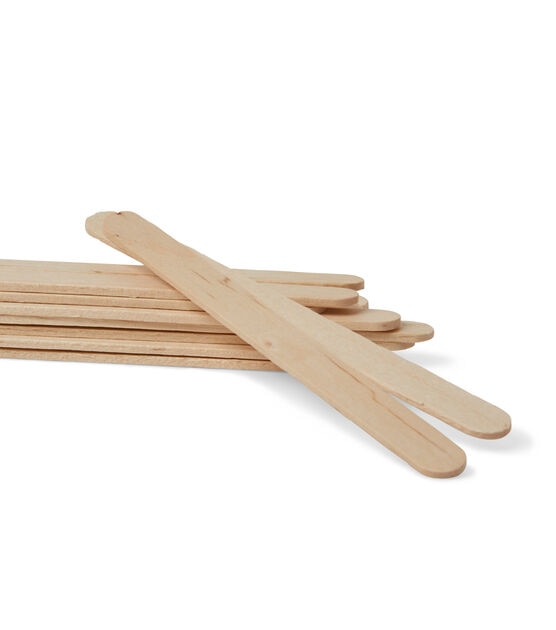 Wooden Craft Sticks 4-½”, Unfinished