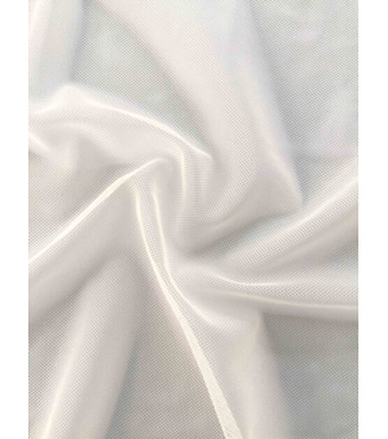 Casa Collection Super Stretch Mesh Fabric Bright White | JOANN