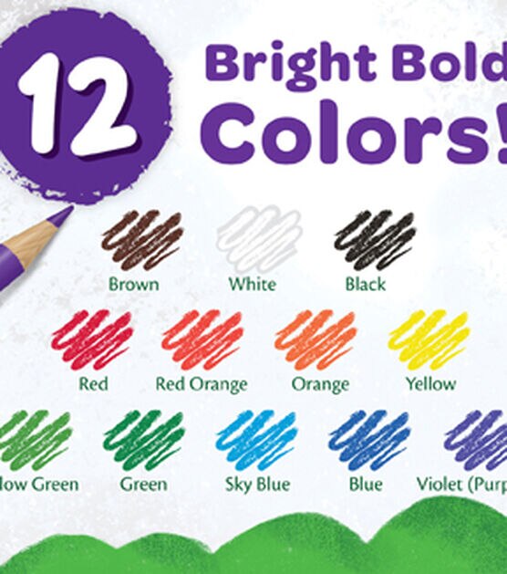 Bold & Bright Twistable Colored Pencils - 12 Ct, Crayola.com