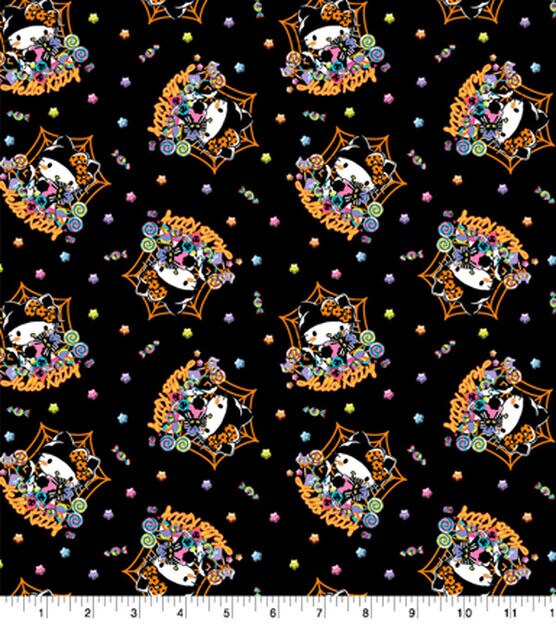 Hello Kitty Halloween Candy Cotton Fabric