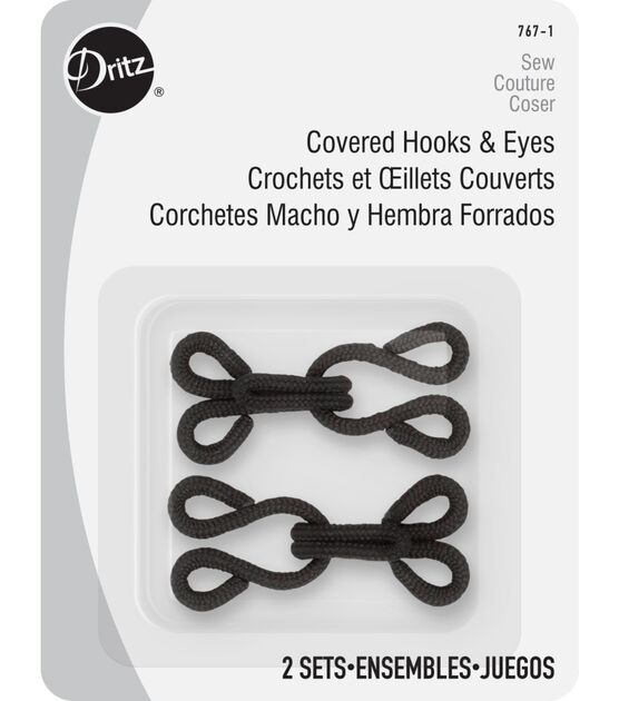 2 COLOR EYE and hooks sewing sewing hooks and eyes closure set