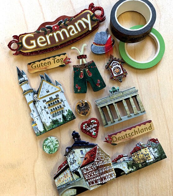 Paper House 3D Sticker Germany, , hi-res, image 2