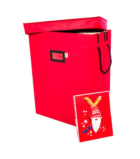 Santa's Bags Red Gift Bag & Tissue Paper Storage Box, , hi-res, image 2