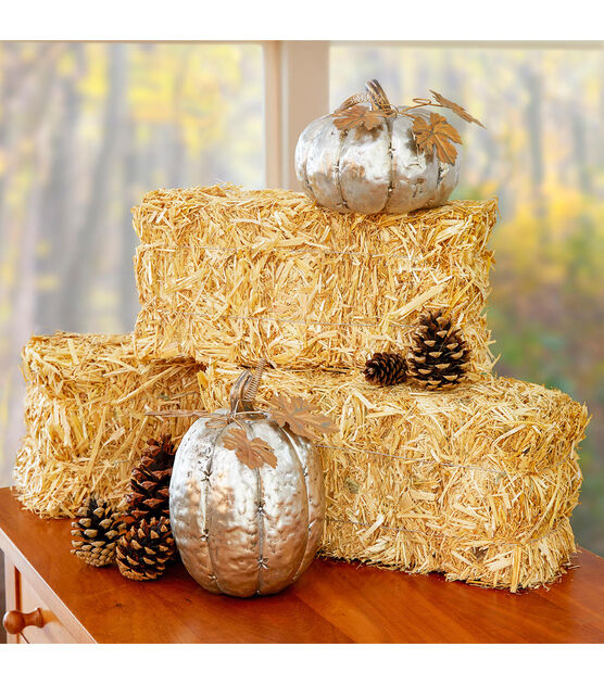 4 Pcs Wood Mini Haystack Child Bale Props Western Party