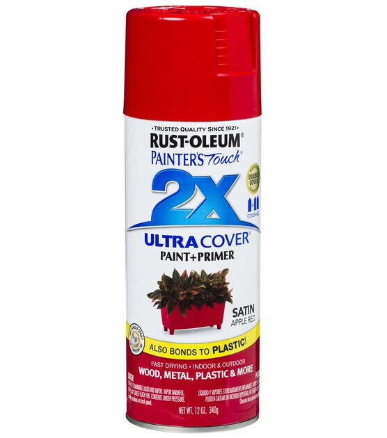 Rust Oleum Painter's Touch 2X Ultra Cover Satin Spray Paint, , hi-res, image 1