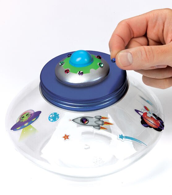 Creativity for Kids 6.5" x 5" Crystal Space Terrarium Kit, , hi-res, image 11