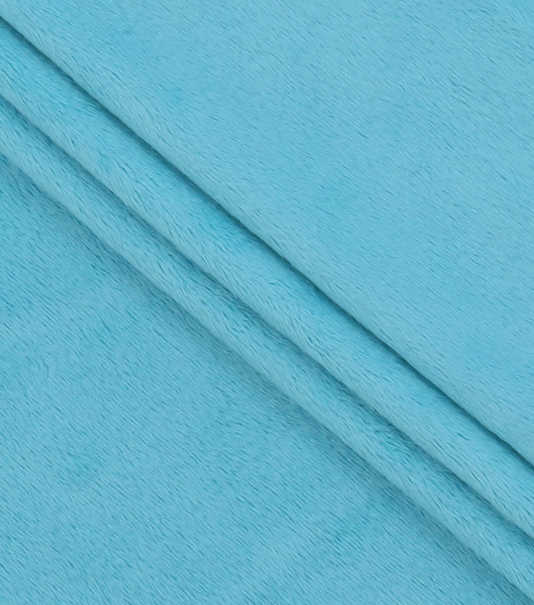 Soft & Minky Fleece Fabric  Solids, Aqua Sky, hi-res