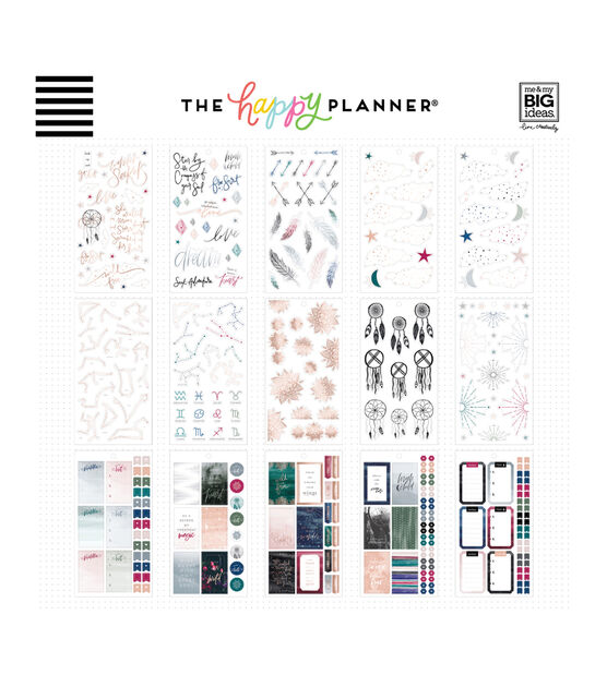 738pc Holidays 30 Sheet Happy Planner Sticker Pack