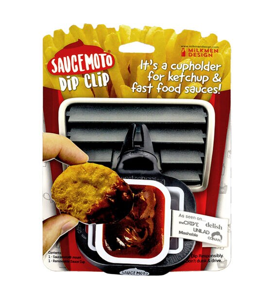 Sauce Holder for Car Vent French Fry Holder with Sauce Cup