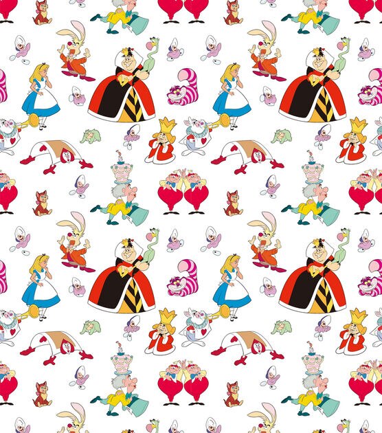 Alice in Wonderland Faux Leather Sheets