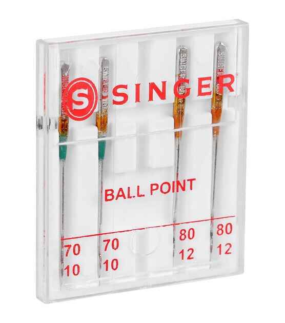 SINGER Universal Ball Point Machine Needles Assorted Sizes 4ct, , hi-res, image 5