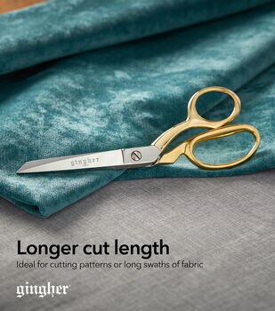 8 Gingher Spring Action Knife Edge Dressmaker Shears, Gingher  #220790-1101