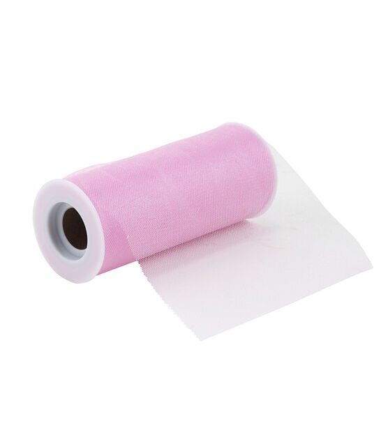 Paris Pink Value Tulle Ribbon, 6x100 Yards