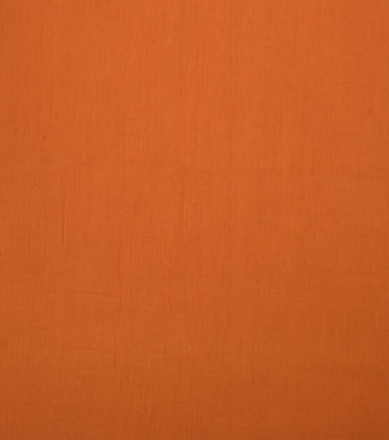 Orange Double Layer Bubble Gauze Cotton Fabric