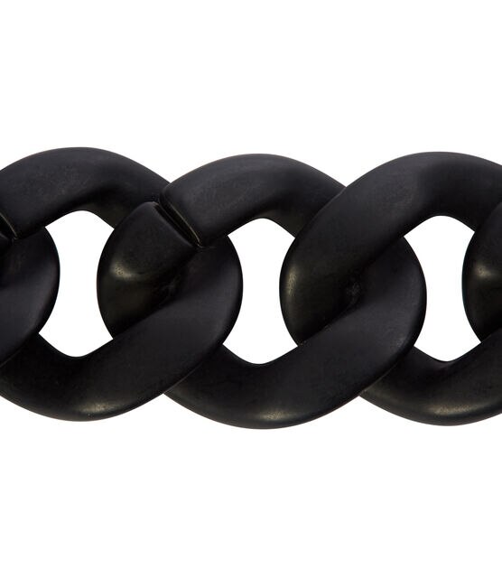 Matte Black Chain Trim 1", , hi-res, image 5