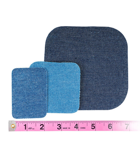 20pcs Iron on Denim Patches, EEEkit Repair Patches Kit for Jeans, DIY  Decorative Sticker, Sew on Patches for Repairing 