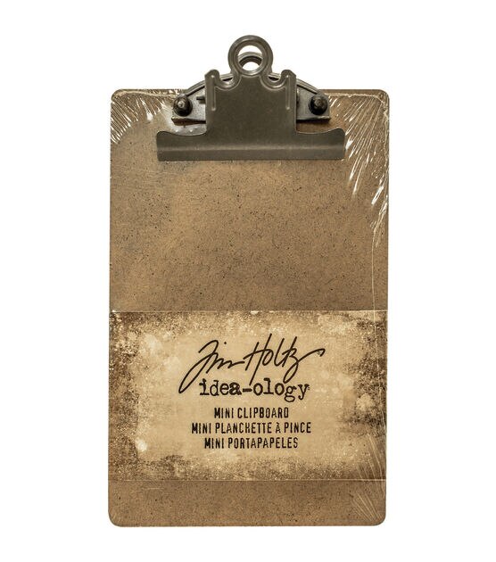 Tim Holtz Idea Ology 4.5" x 8" Mini Clipboard