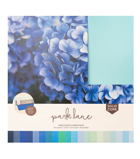 Park Lane 12 x 12 White & Cream Precision Cardstock Paper Pack 60ct - Cardstock - Paper Crafts & Scrapbooking