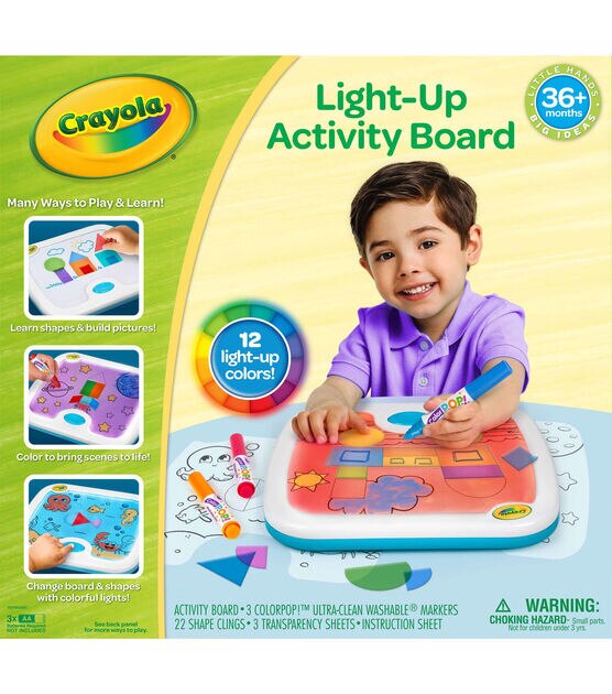 Crayola Light-up Tracing Pad Blue, Coloring Board for Kids, Gift, Toys Boys