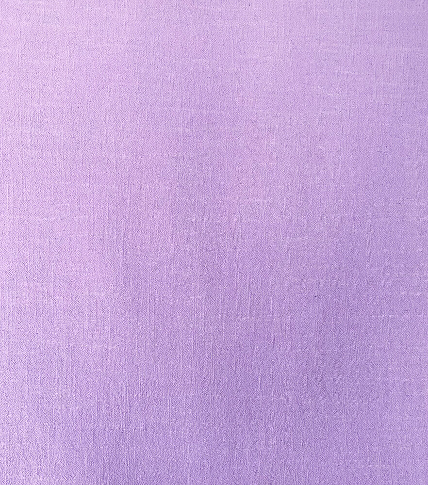 Solid Smocked Linen Fabric, Purple, swatch, image 3