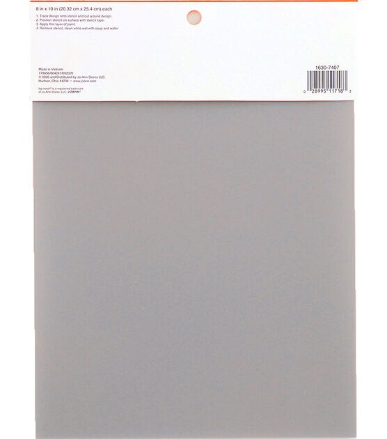 8.5 x 9.5 Adhesive Stencil Blanks 3pc by Top Notch