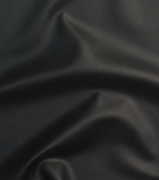 Black Faux Leather Fabric