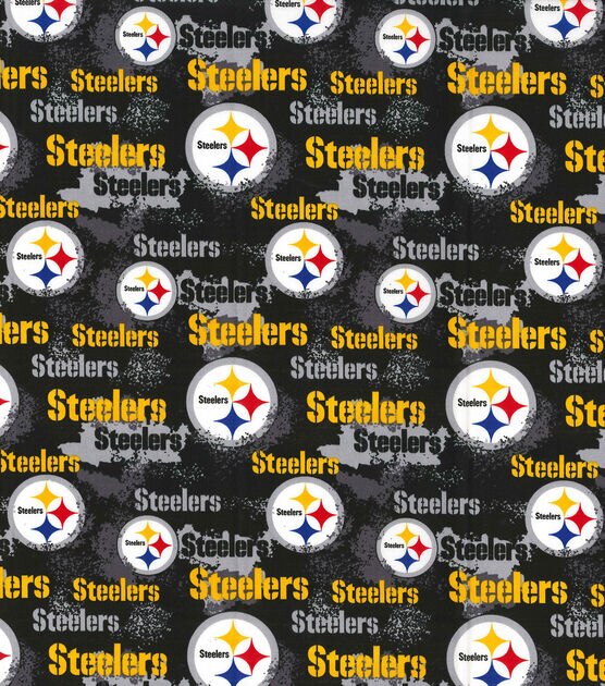 Fabric Traditions Pittsburgh Steelers Cotton Fabric Distressed, , hi-res, image 2