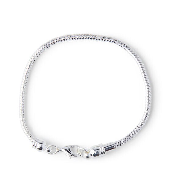 Snake Chain Bracelet Silver