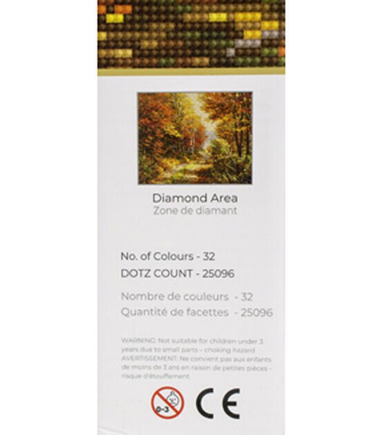 Diamond Dotz 22" x 31" A Walk Down Autumn Lane Embroidery Facet Art Kit, , hi-res, image 2