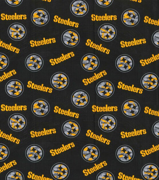 Pittsburgh Steelers NFL Fabric Shower Curtain