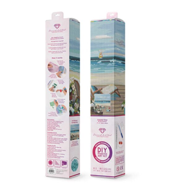 Diamond Art Club 13 x 16 Coastal View Painting kit