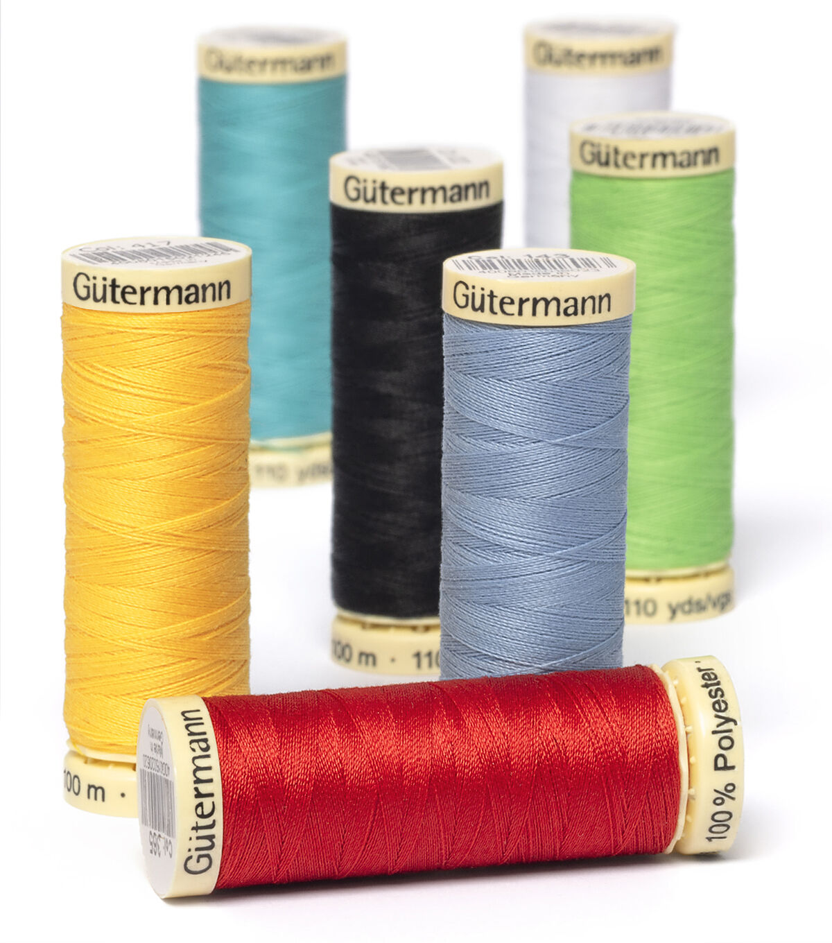 Gutermann Sew-All rPET Polyester Thread Set, Assorted, 20 Spools