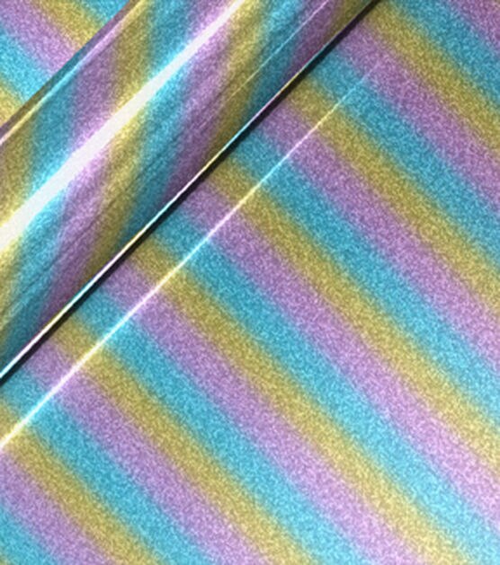 Black Iridescent Rainbow Reflective - Rainbow Vinyl (HTV)– Just Vinyl and  Crafts