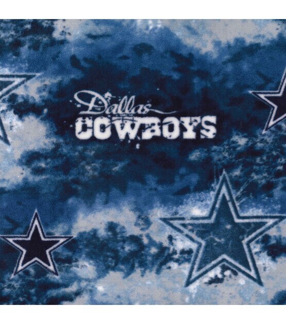 Dallas Cowboys Fleece Fabric 58 -Tossed