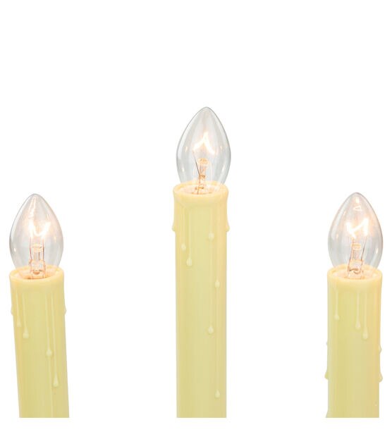 Northlight 14.5" Ivory 5-Light Chandelier on Berry Bell Base Candle Lamp, , hi-res, image 4