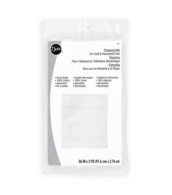 Dritz 36" x 3 yd White Cheesecloth