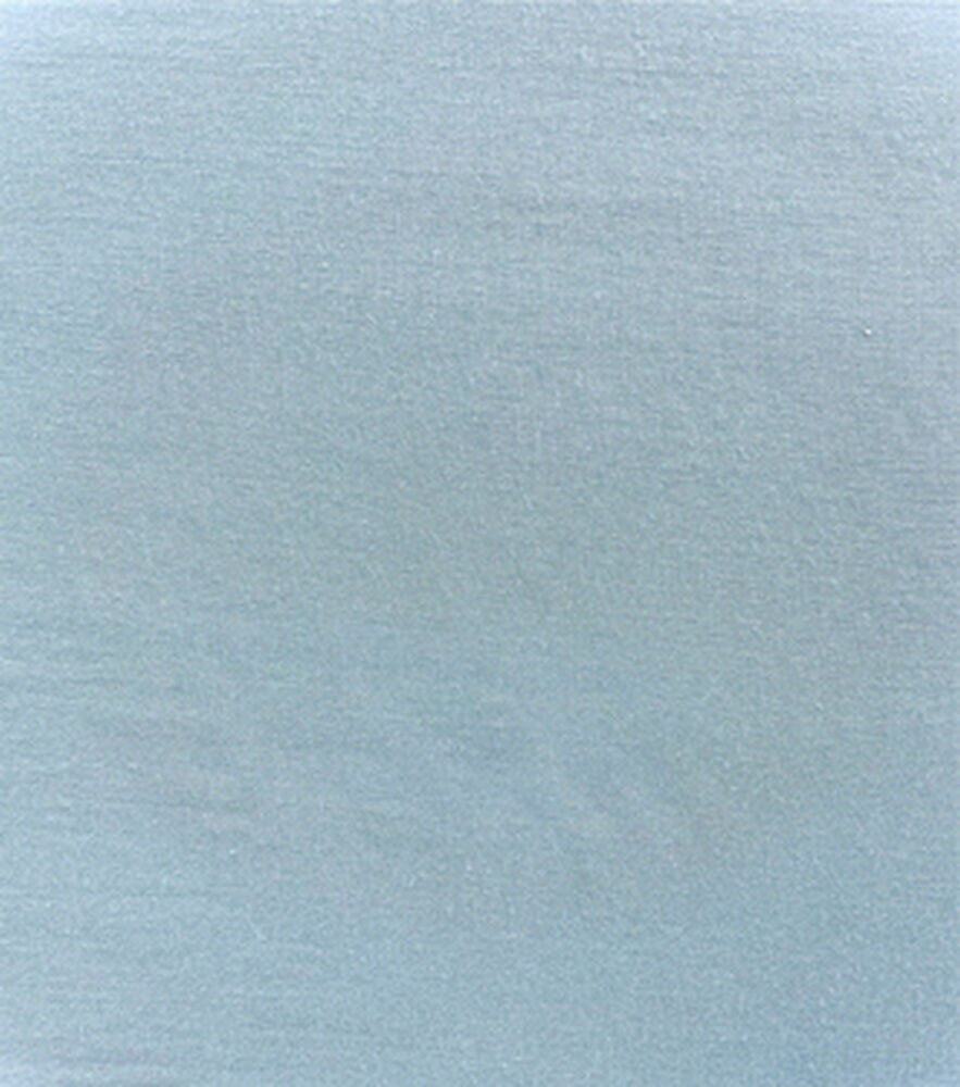 Solid Smocked Rayon Silky Challis Fabric, Blue, swatch, image 1