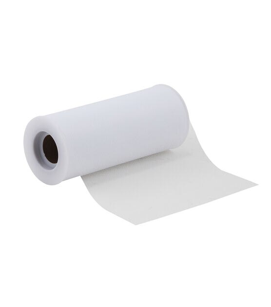 Richland Tulle Roll 6 x 100 Yards Wedding White - Quick Candles