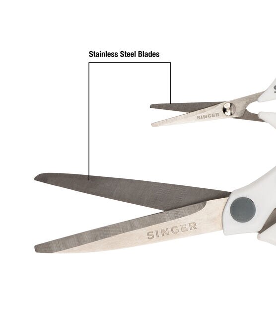 SINGER Heavy Duty Fabric Scissors, 9.5” Dressmaker Shears with Comfort Grip  Handles by Singer
