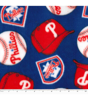 Philadelphia Phillies Fabric by the Yard - Red Retro Phillies Toss - Fabric  Traditions 60145-B