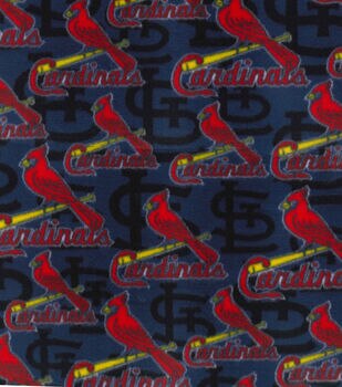 MLB Fleece St. Louis Cardinals Toss Red/Blue Fabric