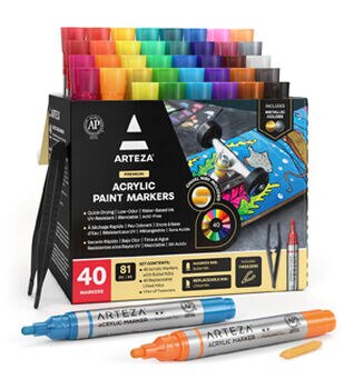 Spectrum Noir 4ct Pastel Acrylic Paint Markers