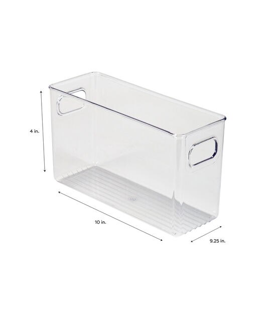 Clear Vertical Striped Food Storage Containers With Lids