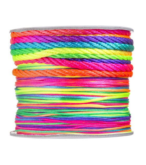 3ct Rainbow Nylon Cords by POP!, , hi-res, image 3