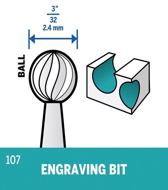 Dremel 1/32 in. Engraving Bit