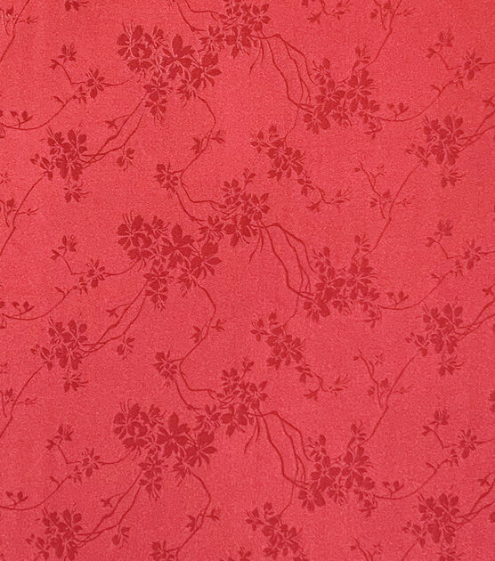 Light Pink Ditsy Floral Icon Silky Jacquard Fabric